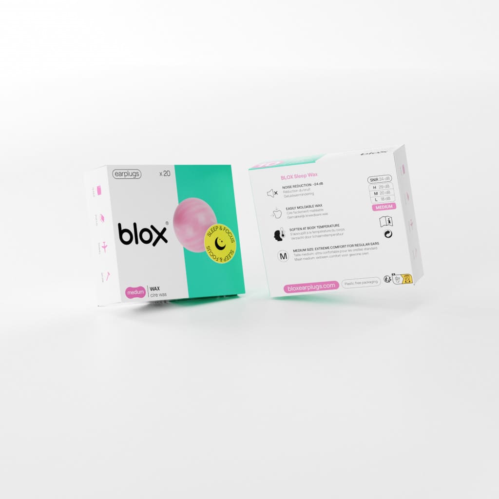 Воскові беруші для сну Blox 20 штук