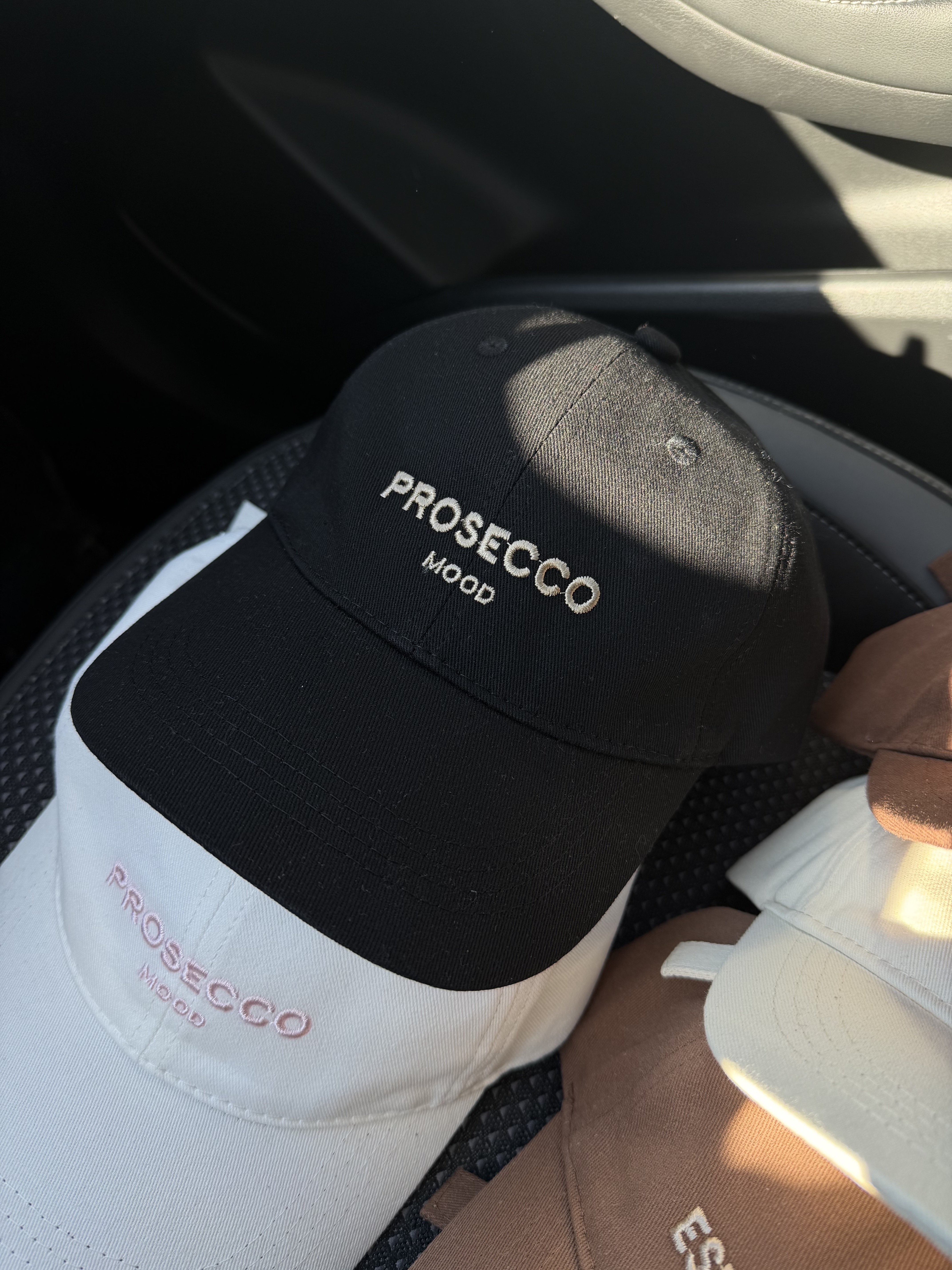 Бейсболка Prosecco mood чорна