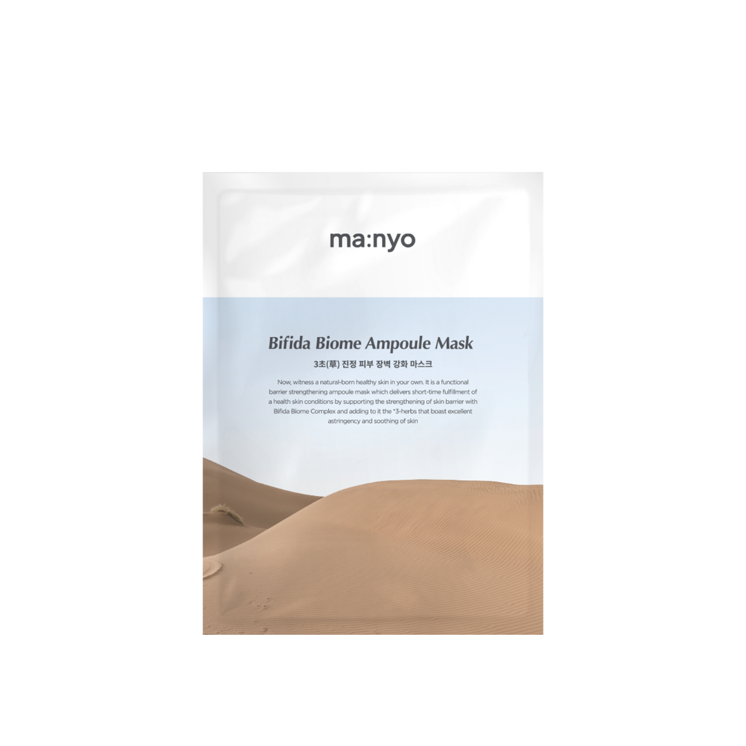 Маска тканинна для відновлення біому шкіри Manyo Bifida Biome Ampoule Mask