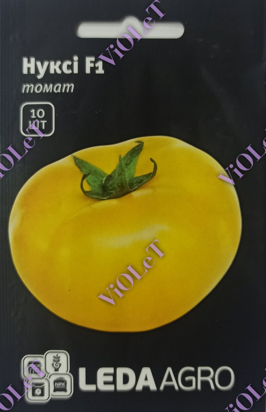 Нуксі F1 (KS 17), томат 10 шт. жовтий детермінантний, LedaAgro