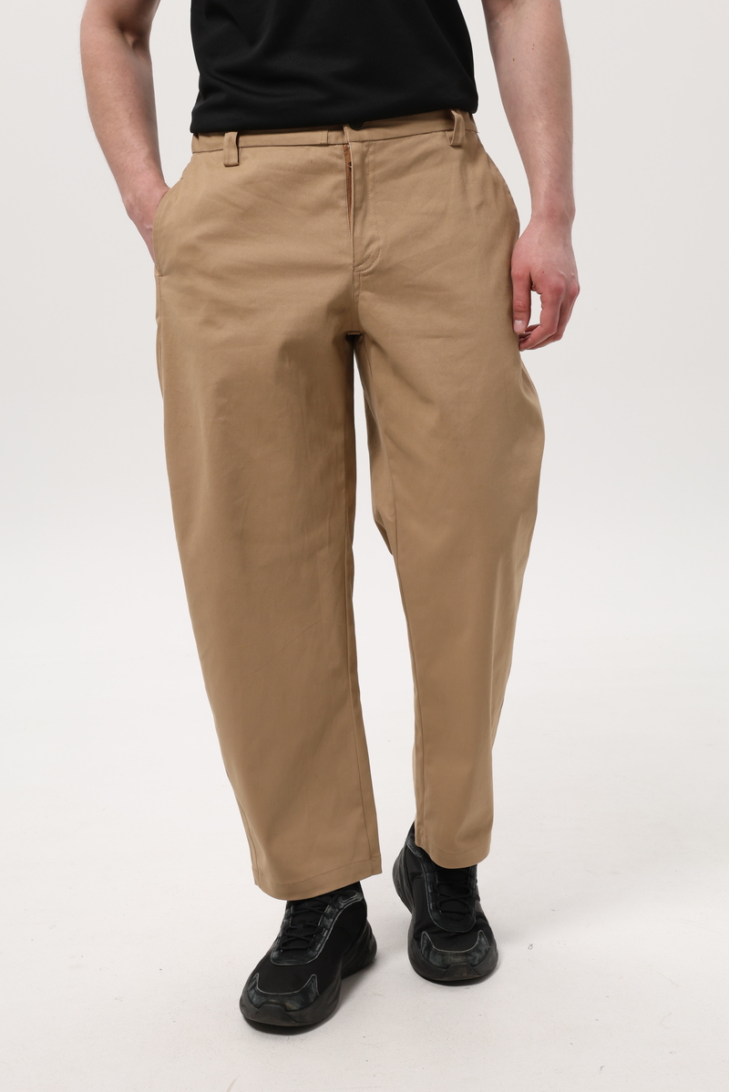 Чоловічі штани Barrel BNDK Beige