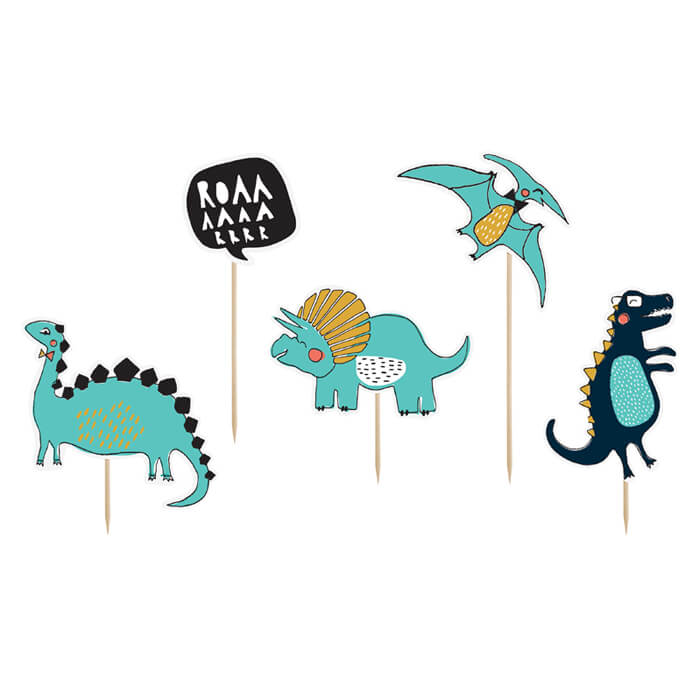 Набір топерів динозаври 5шт