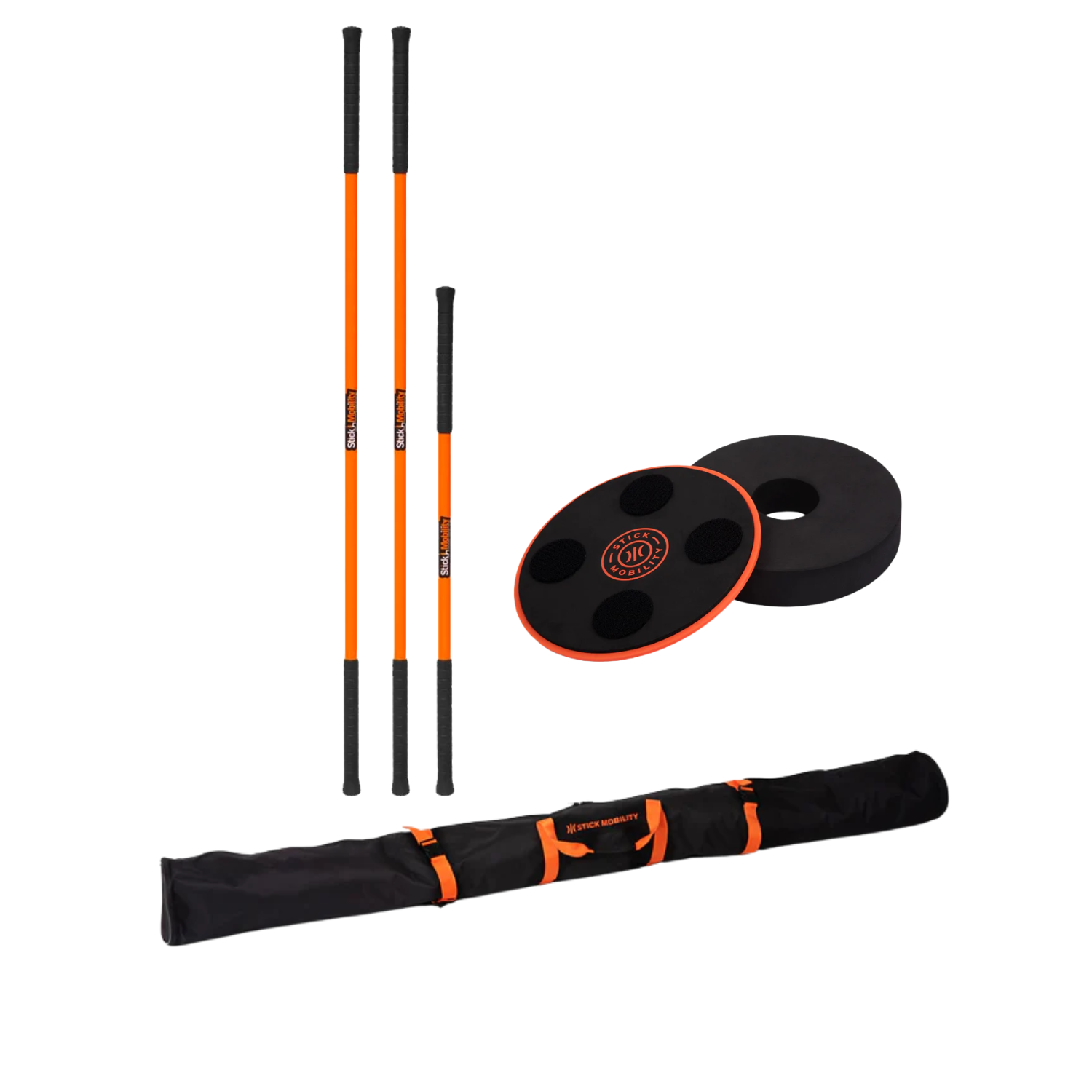 Комплект із 3-х стіків Stick mobility, чорний + слайдер + чохол-copy