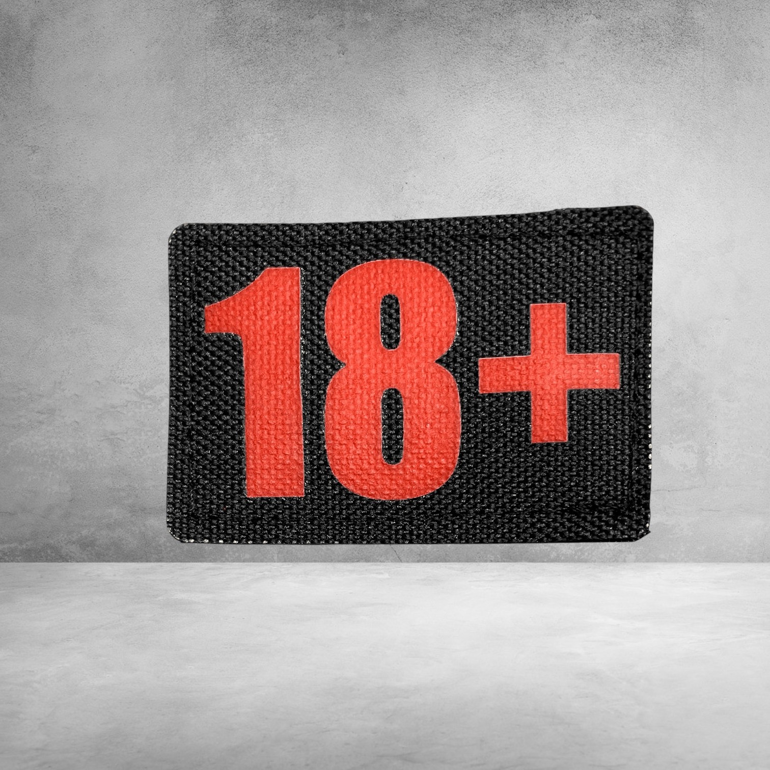 Патч «18+» 6×4 см
