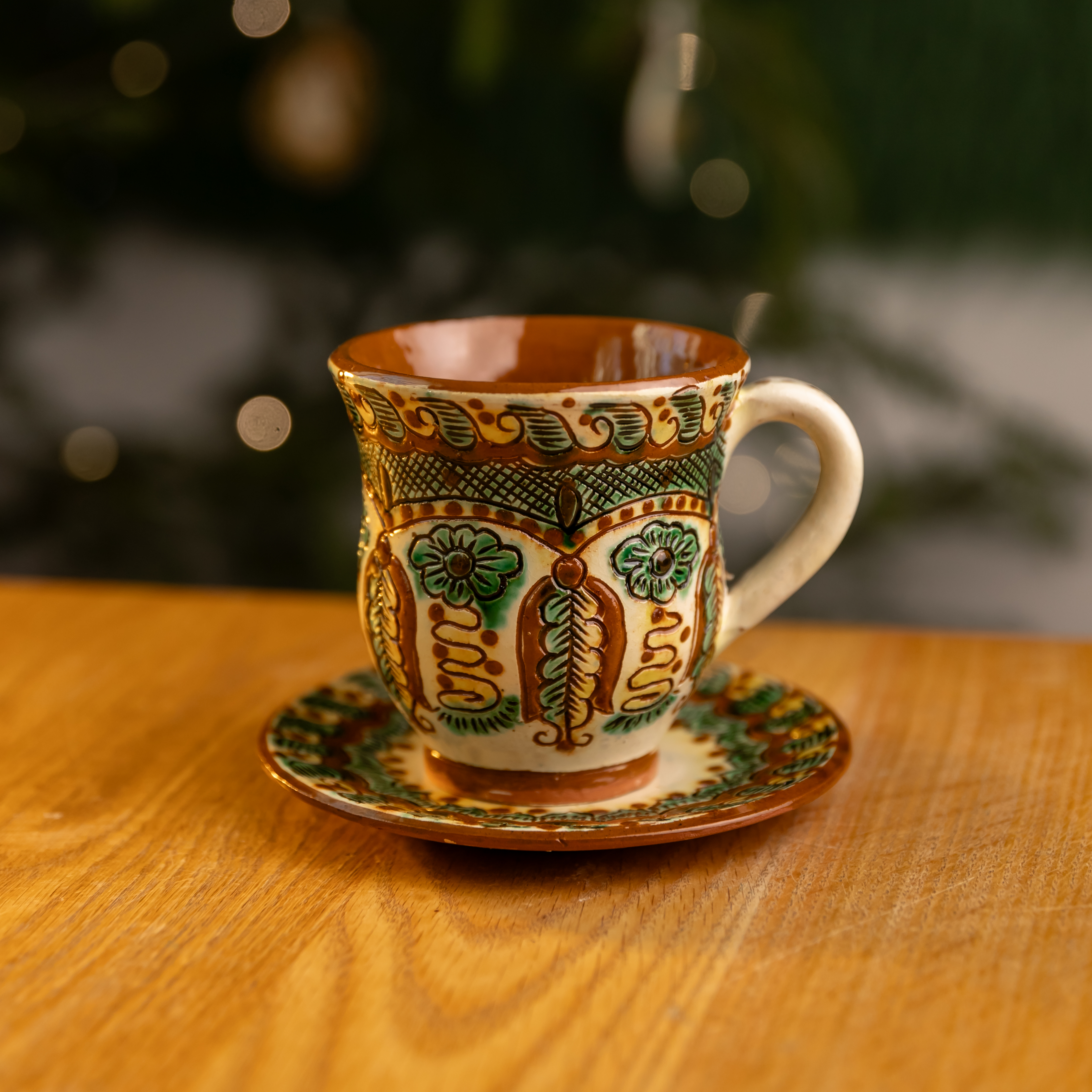 Горня з блюдцем "Пилипи", 300 мл