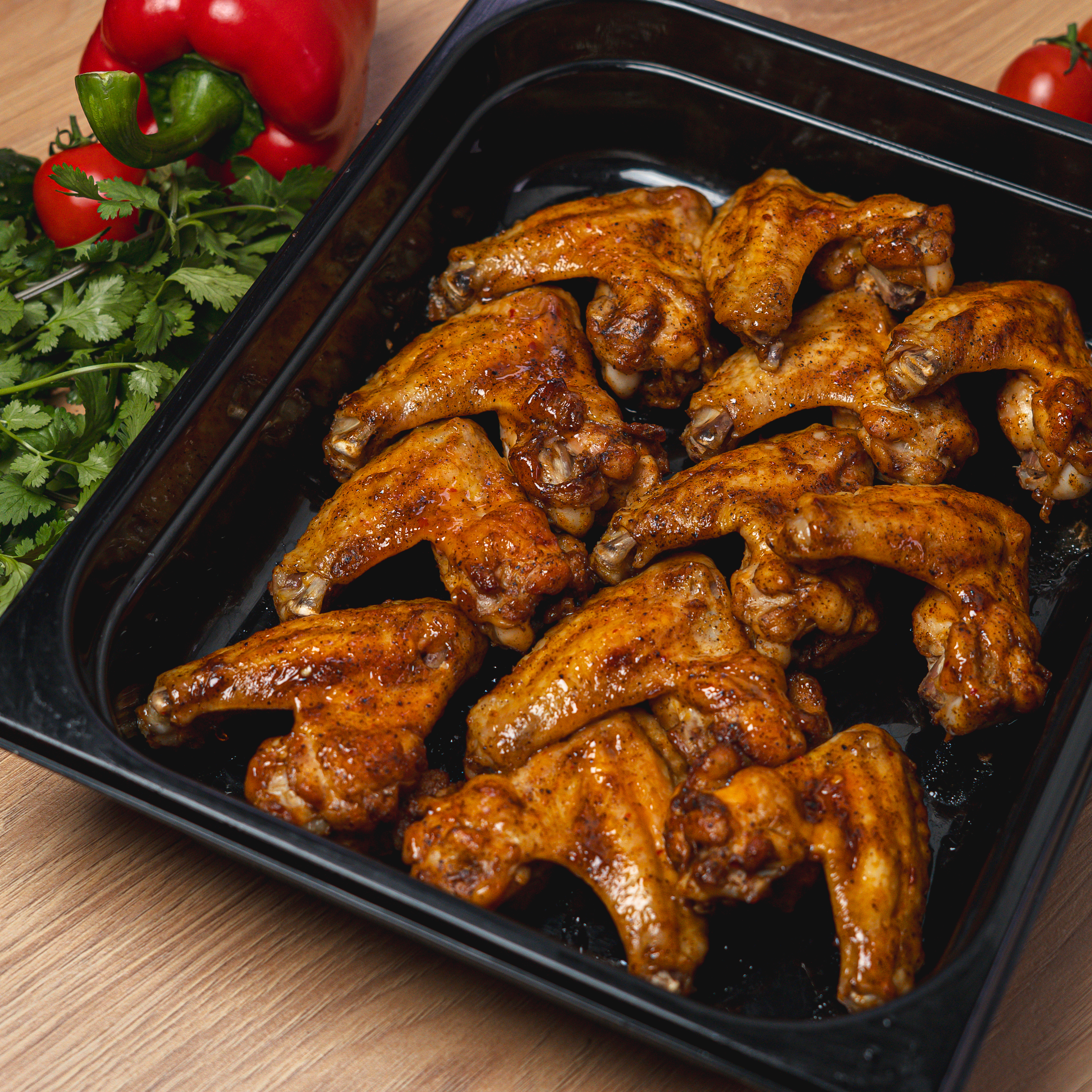 Крильця-гриль смажені