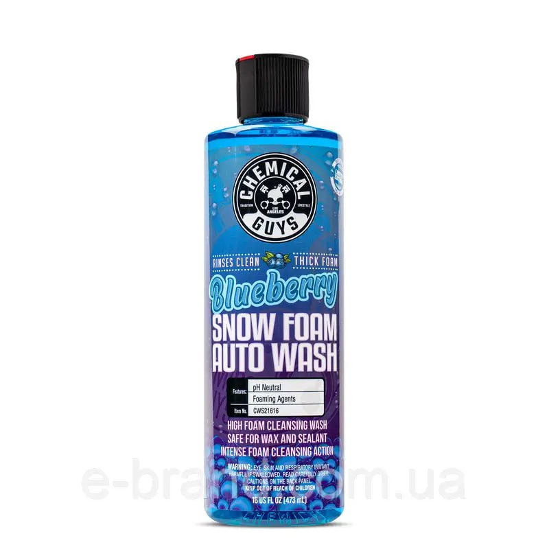 Шампунь піна концентрат для авто Chemical Guys Blueberry Snow Foam Auto Wash 473мл