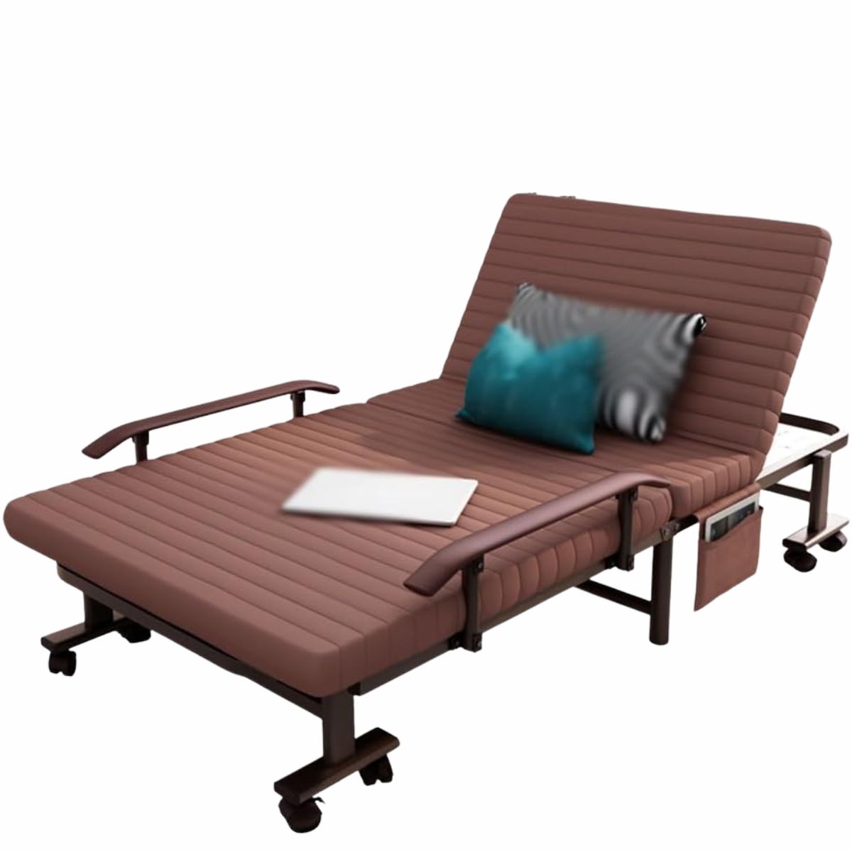 Розкладне ліжко-трансформер 190х80х28см з регульованою спинкою (6 положень) та підлокітниками