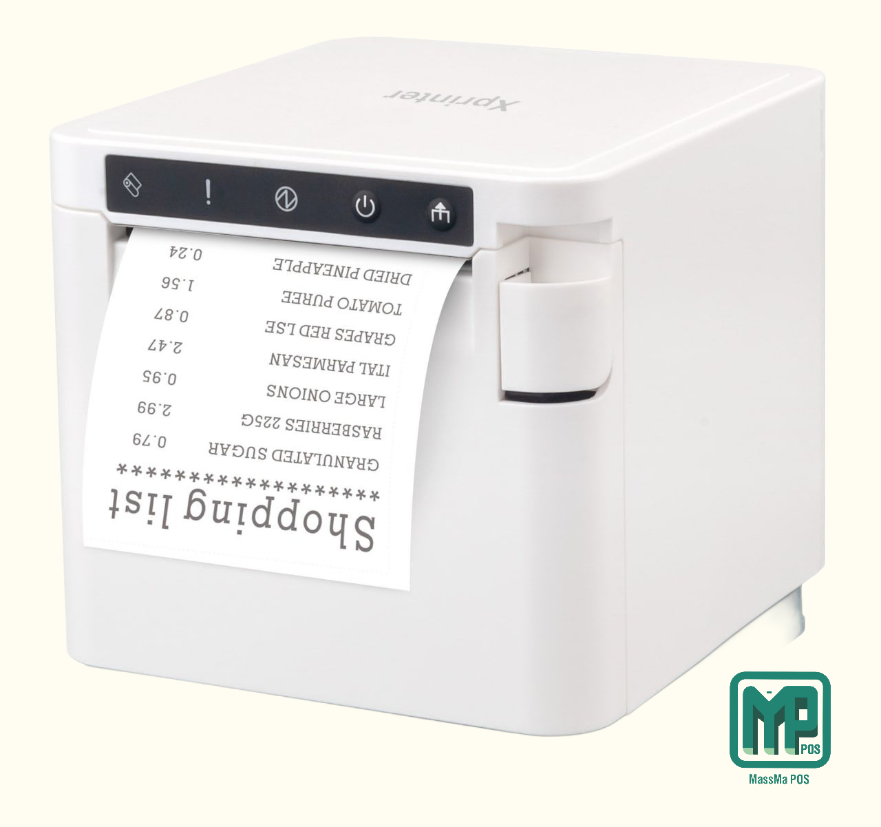 Принтер чеків Xprinter XP-T890H (USB+Ethernet+RS232) — Елегантний білий дизайн для Poster