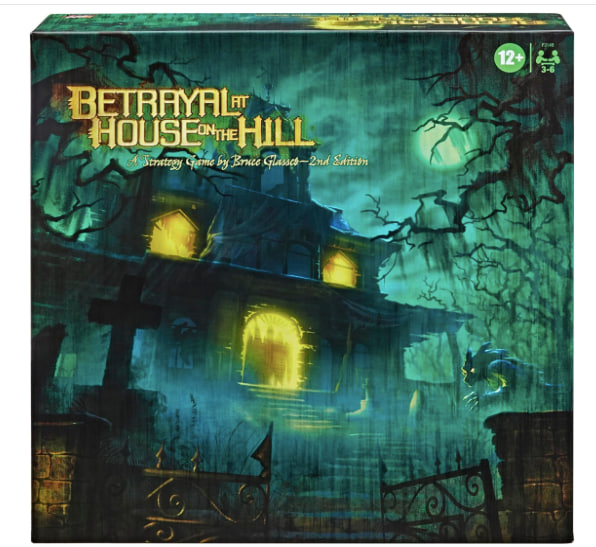 Avalon Hill Betrayal at The House on The Hill Second Edition Cooperative Board Game, Ages 12 and Up, 3-6 Players, 50 Chilling Scenarios