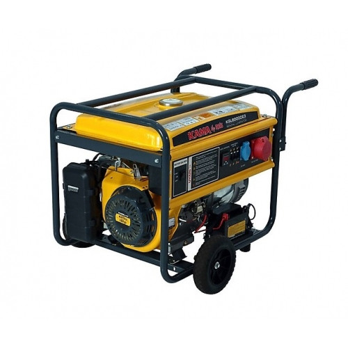 Генератор бензиновый KG л8000CE, однофазный 230V, 50Hz, 8,1KVA