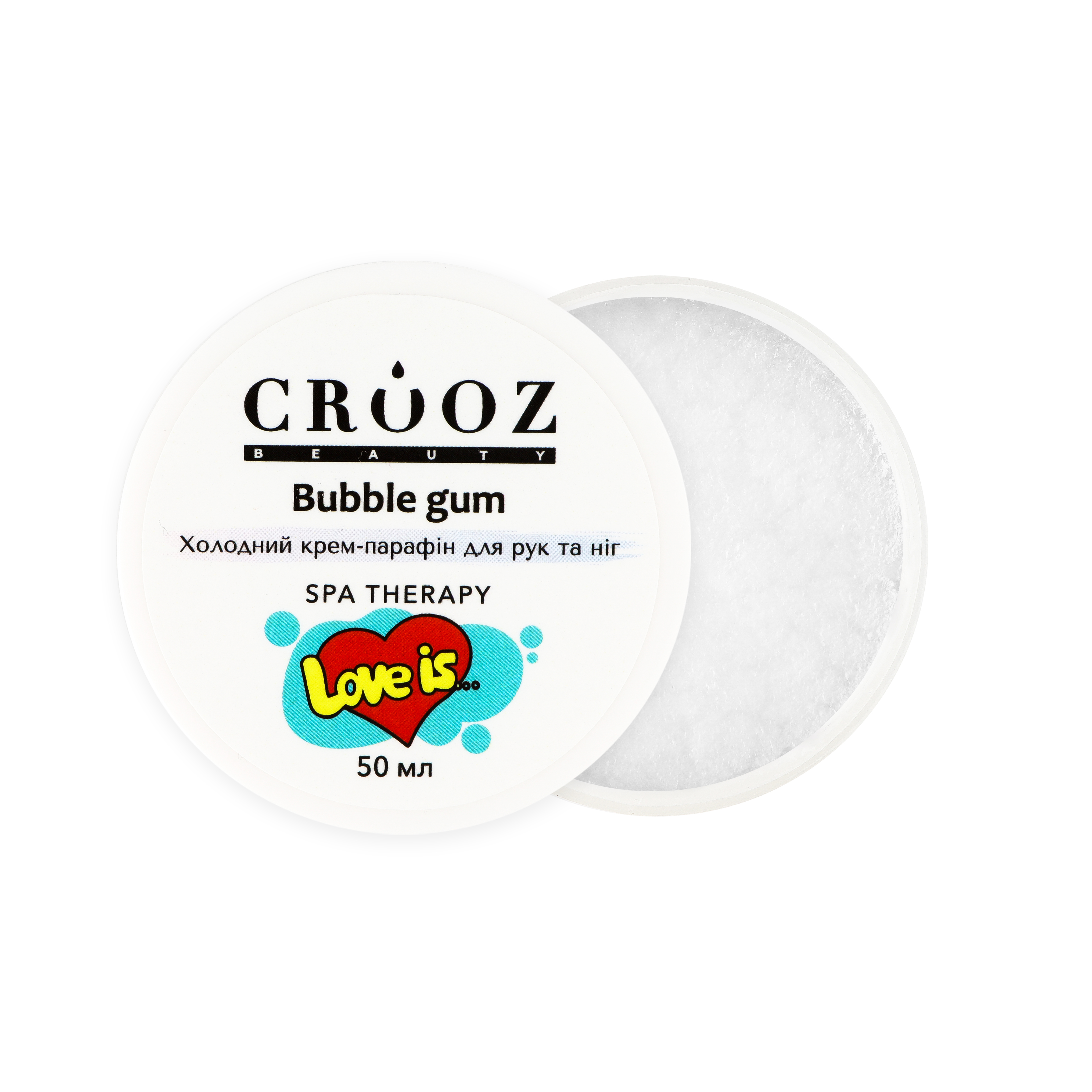 Холодний  крем- парафін Crooz Bubble gum 50гр