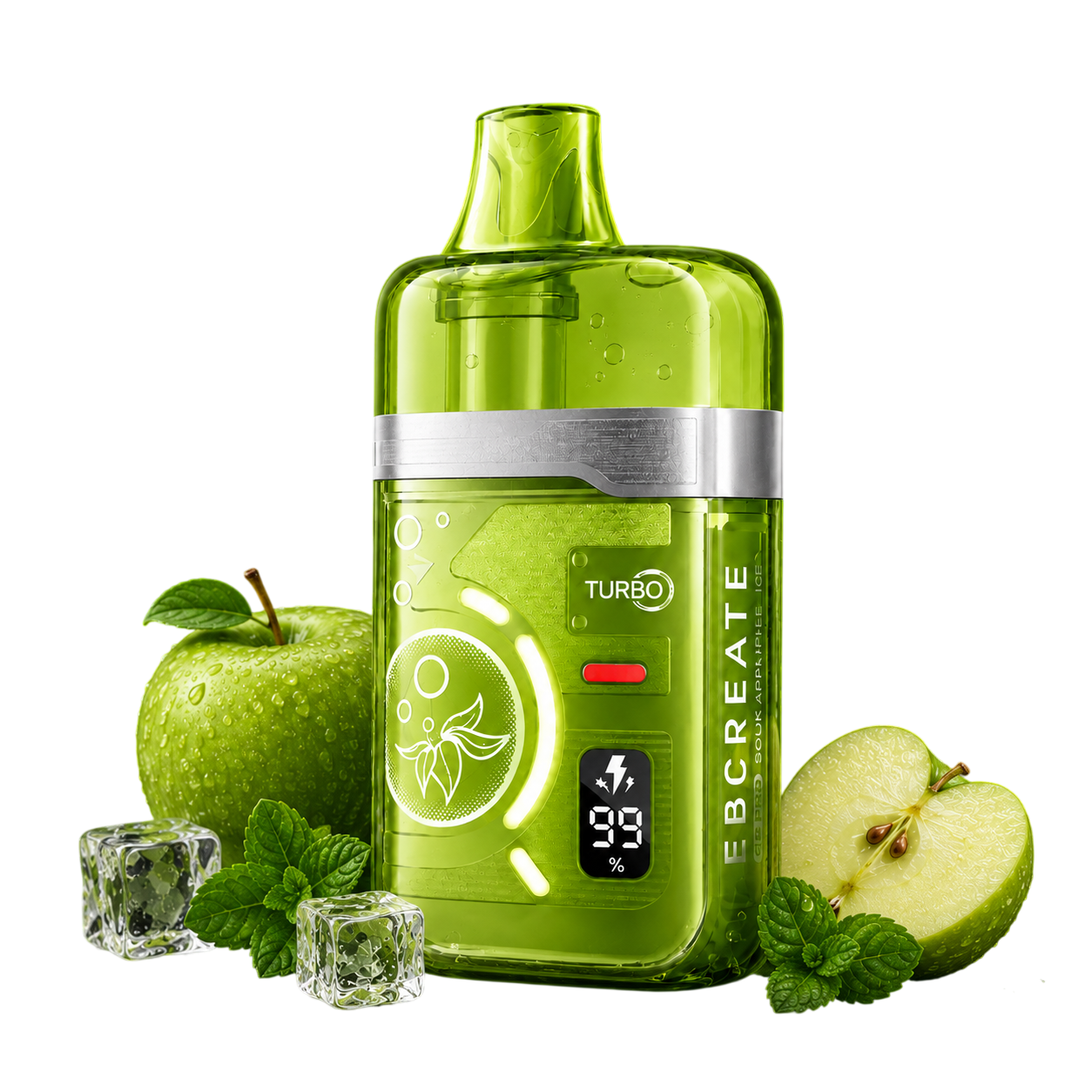 BC Pro 40000 Sour Apple Ice (Кисле яблуко з прохолодою)