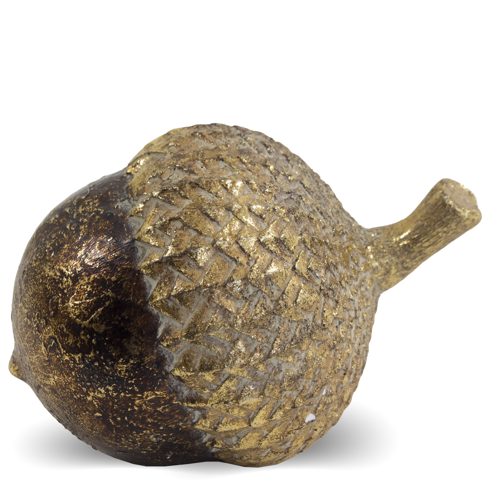 Новорічна прикраса Жолудь золотисто-коричневий. Декор для святкового настрою