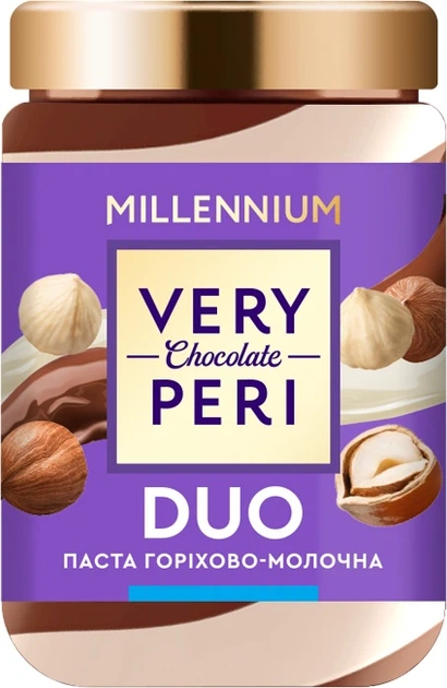 Горіхова паста Millennium Very Peri Duo горіхово-молочна 360 г