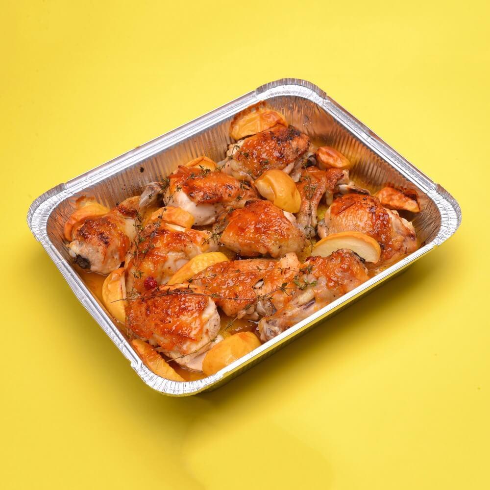 Контейнер SP98L з алюмінієвої фольги, упаковка 50 шт, 012300013