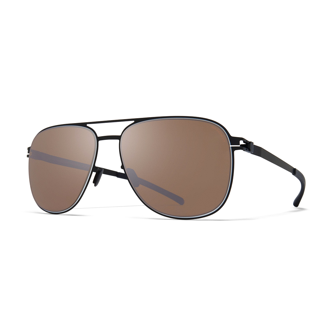 Сонцезахисні окуляри Mykita Caleb Black/White PolPro HiCon Brown (363)