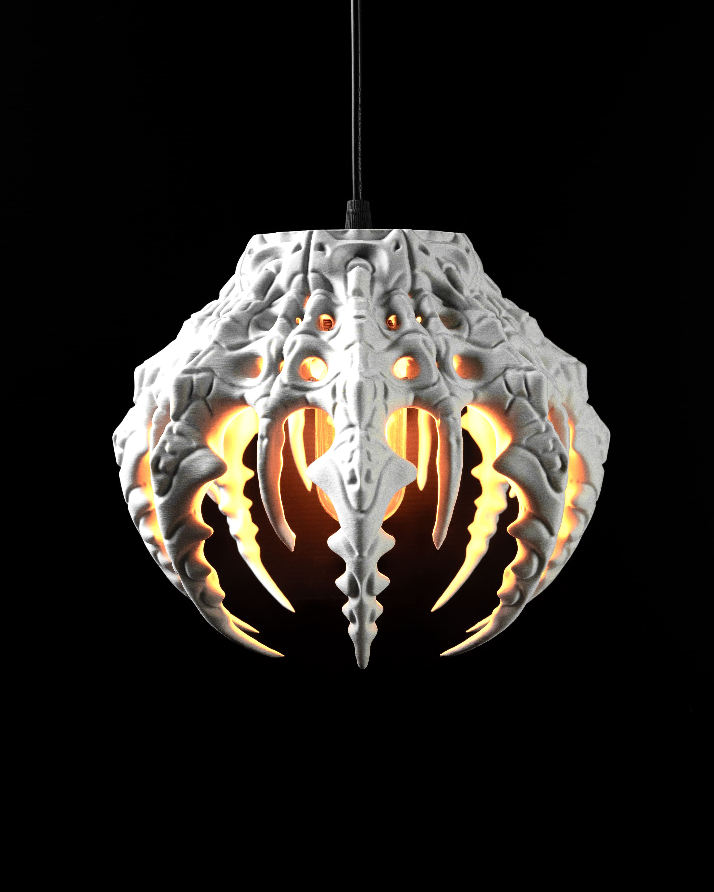 Skeletal Pendant Lamp – Modern 3D Printed Pendant Lamp