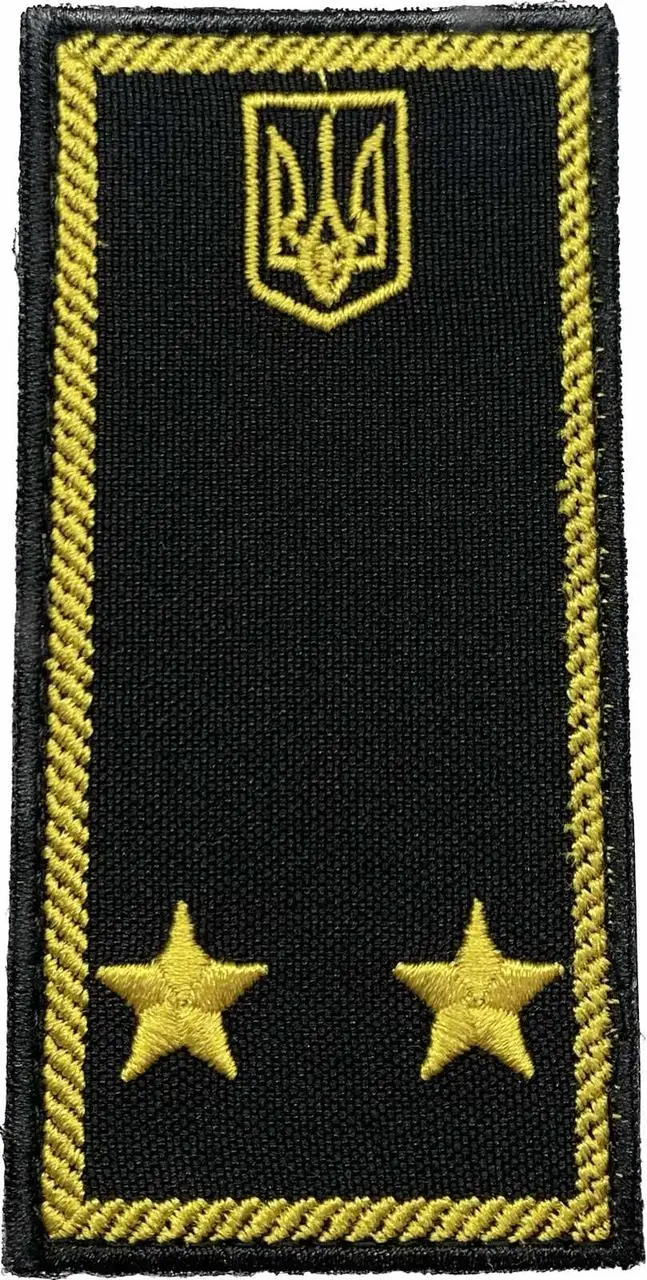 Погон Інспектор митної служби 3 рангу (нитка жовта, на липучці)