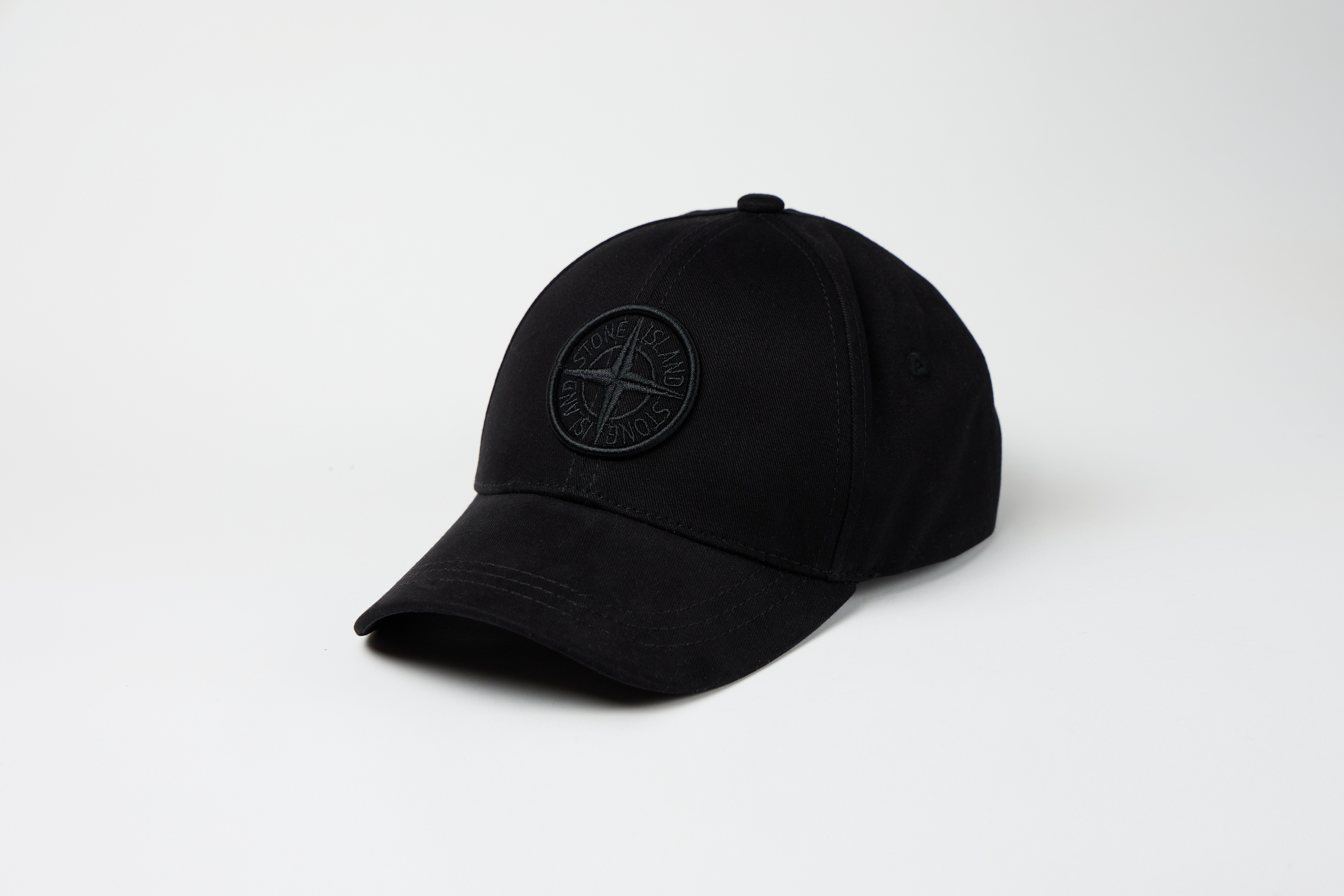 Бейсболка Вишивка Чорна Лого Стоун Айленд - Stone Island Копія