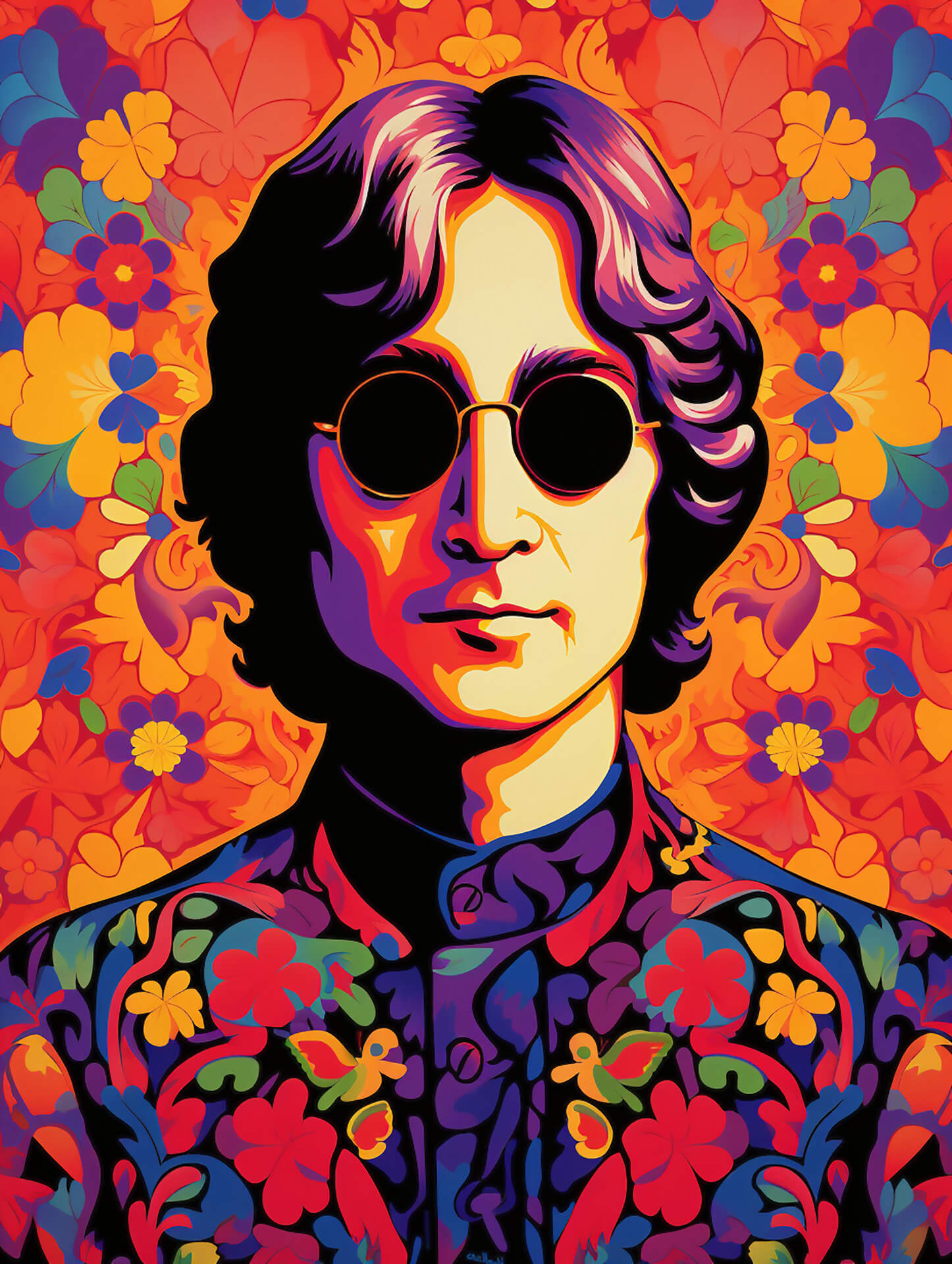 John Lennon, 42х59,4 cm limited edition giclee print on paper