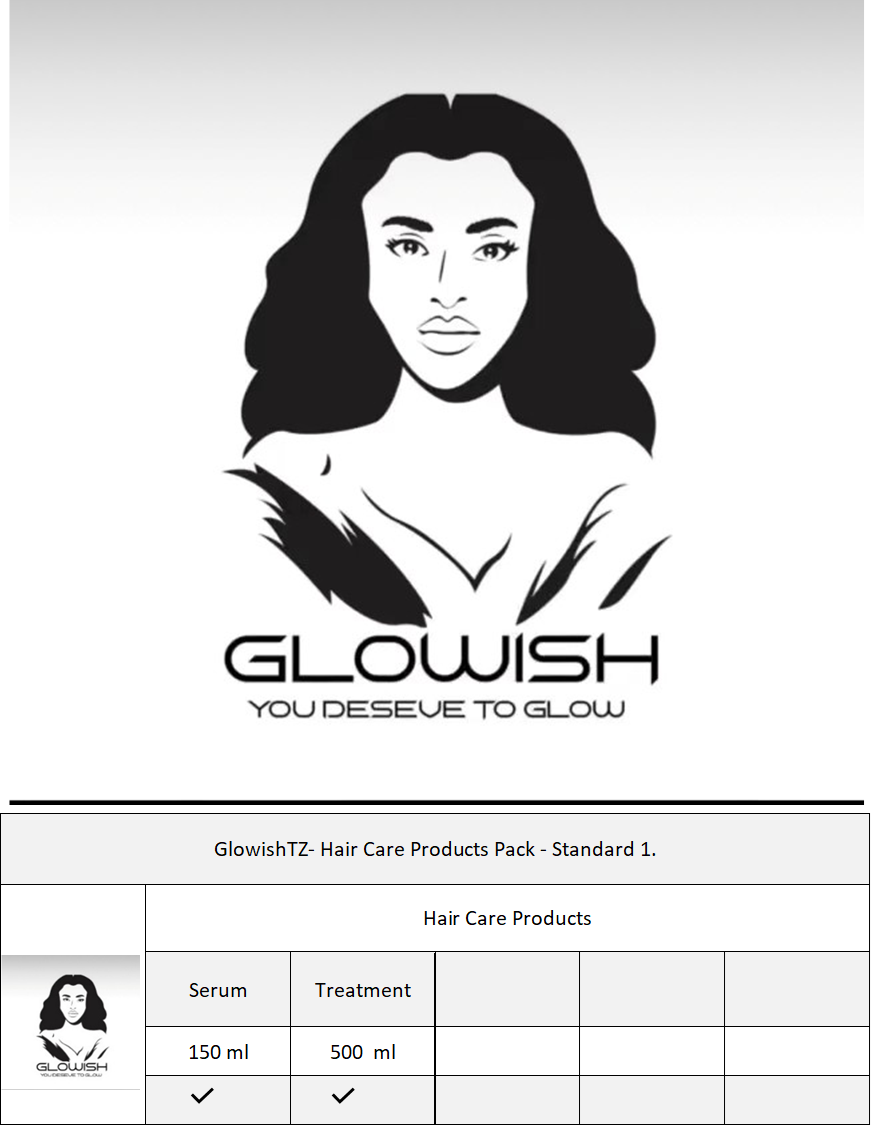 Glowish -  Hair Care Products - Pack Standard.