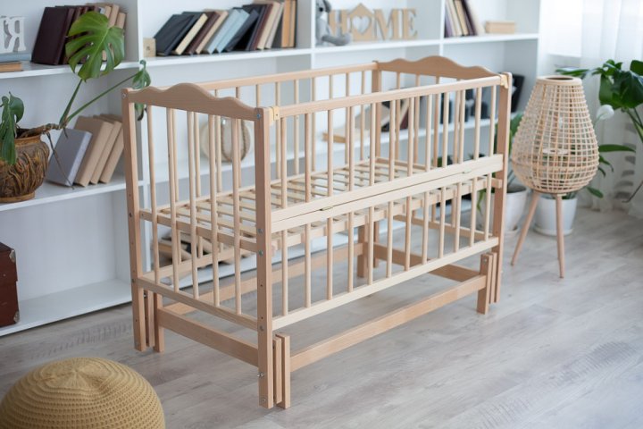 Дитяче ліжечко ТМ Кузя "Ангеліна" натуральний-copy