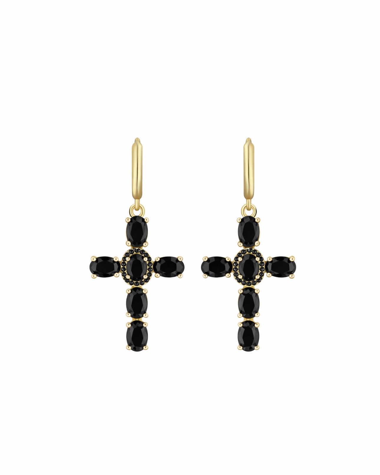 CROSS earrings dark