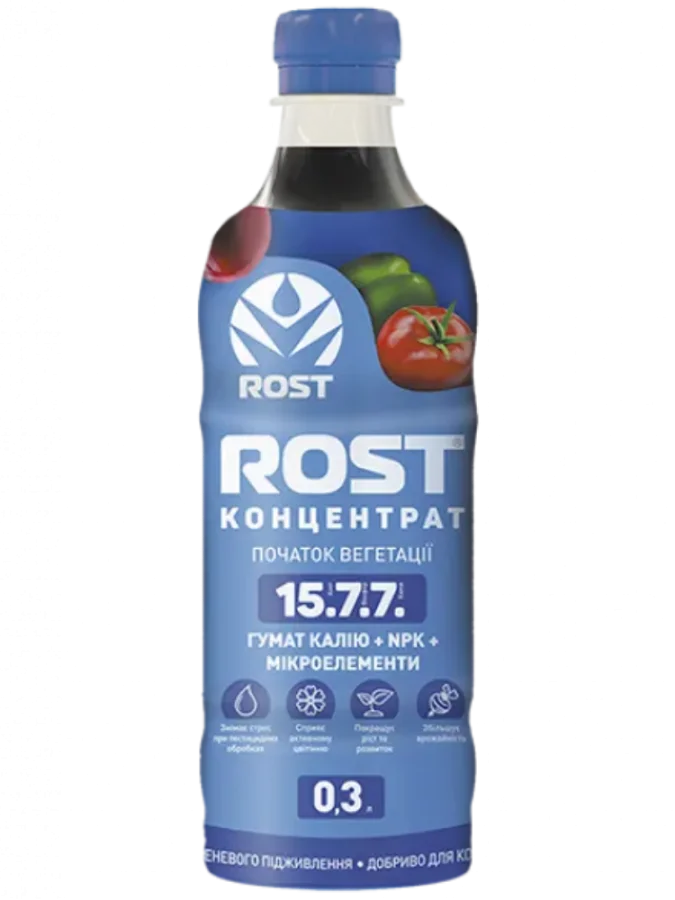 Органо-мінеральне добриво Рост Rost® Концентрат 15.7.7
