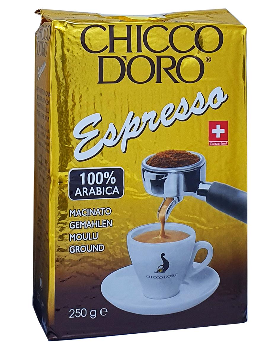 Кава мелена  Chicco D'oro Espresso. 100% arabica.  250 г 