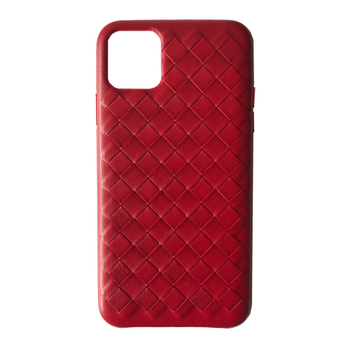 Чохол SHEEP LEATHER CASE WEAVING for iPhone XR Red