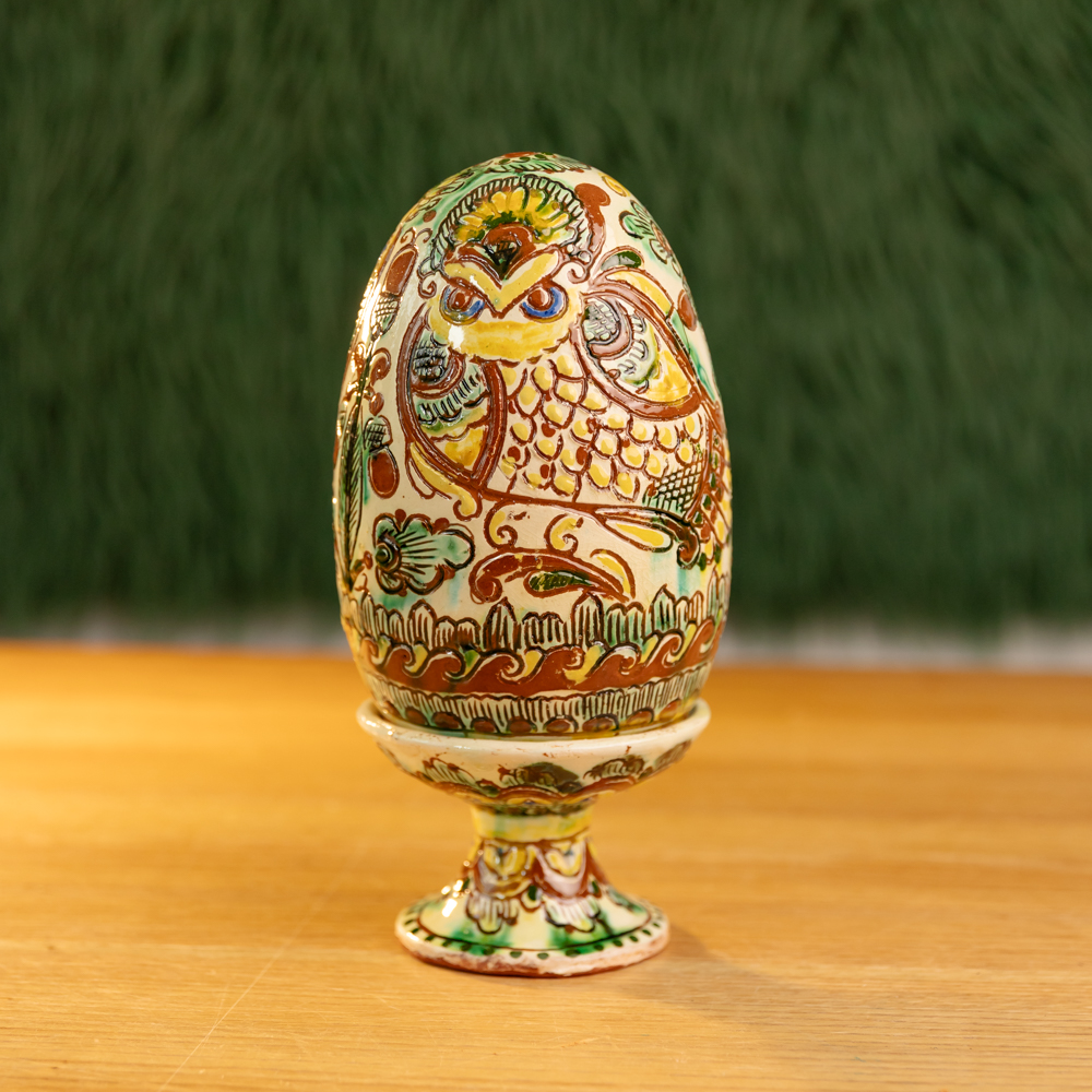 Декоративна писанка "Сова", 23 см