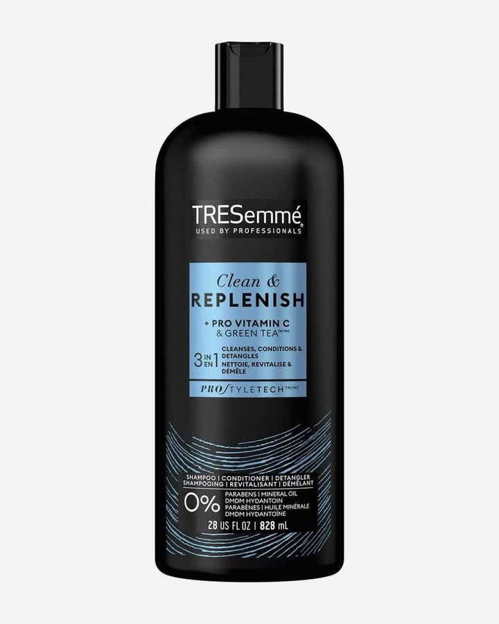 TRESemmé  - Replenish & Cleanse Shampoo.