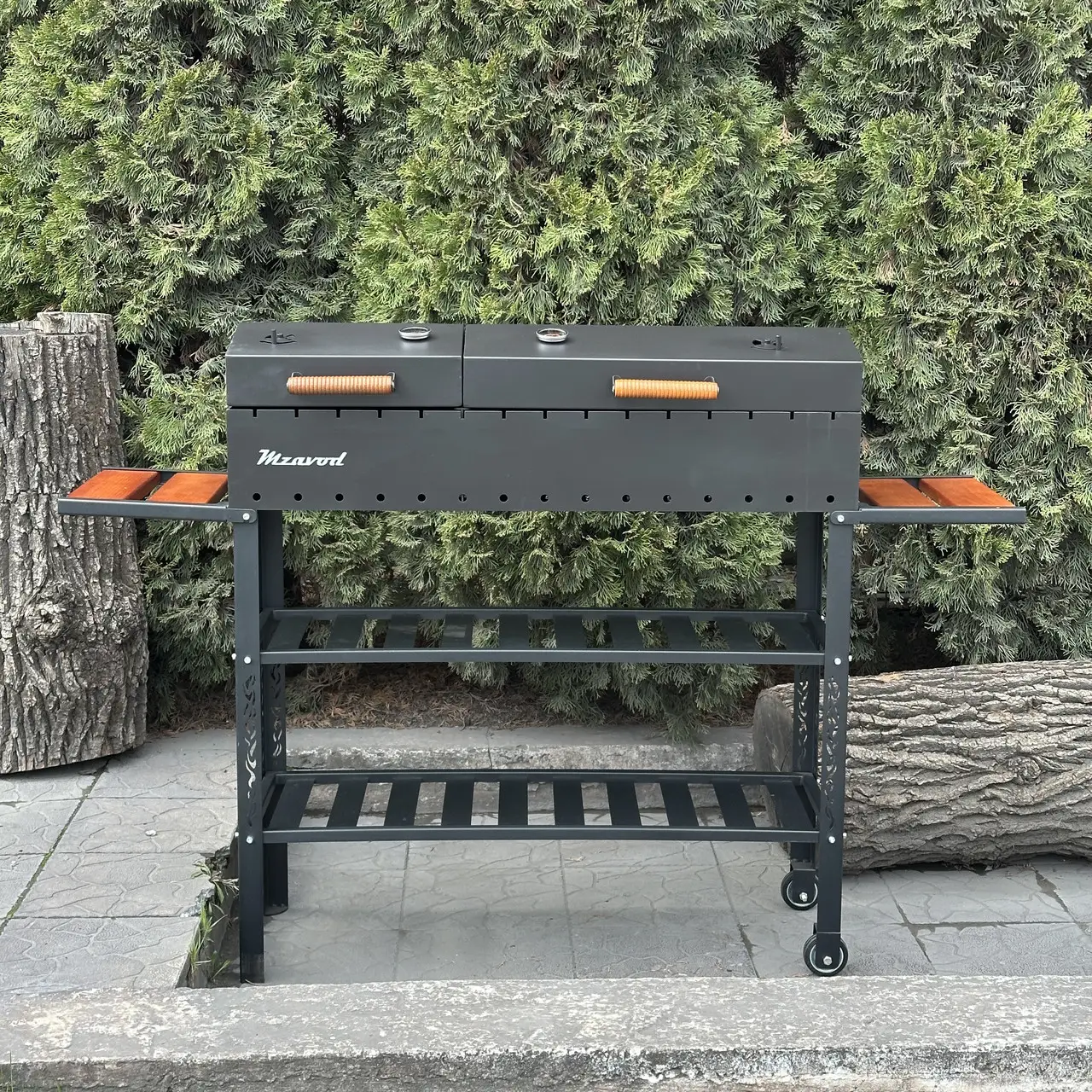 Мангал-барбекю Геліос на 15 шампурів 4мм