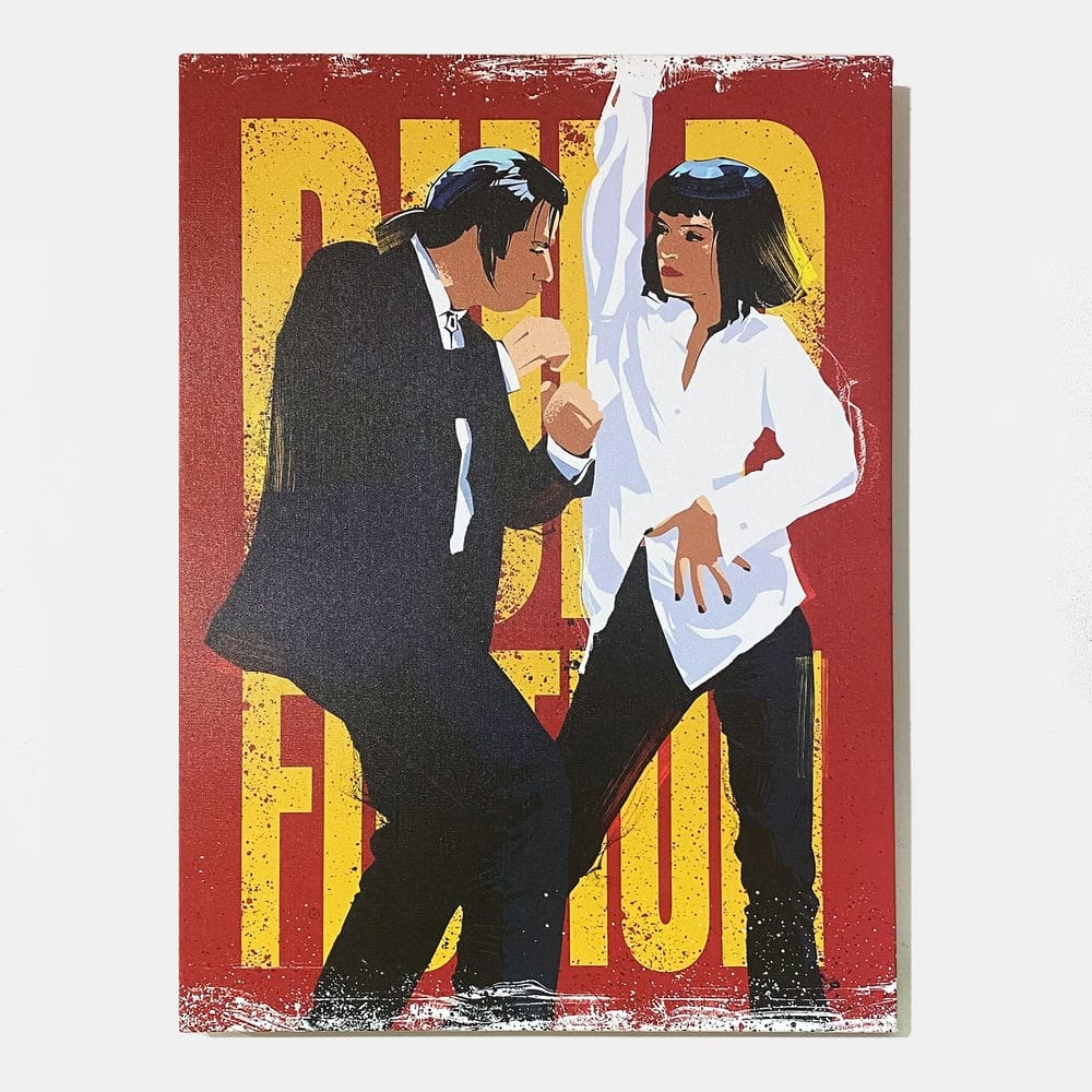 Картина Pulp Fiction, 50x70см, тканина