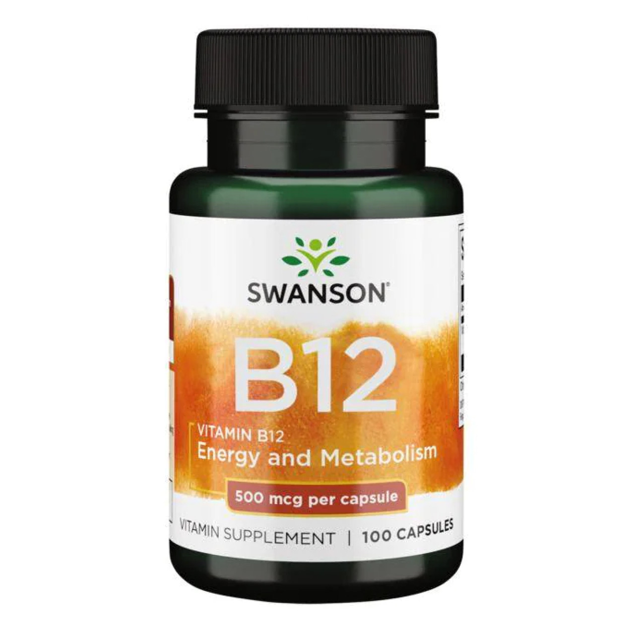 Вітамін В12, Vitamin B12 500 mcg - 100 Caps