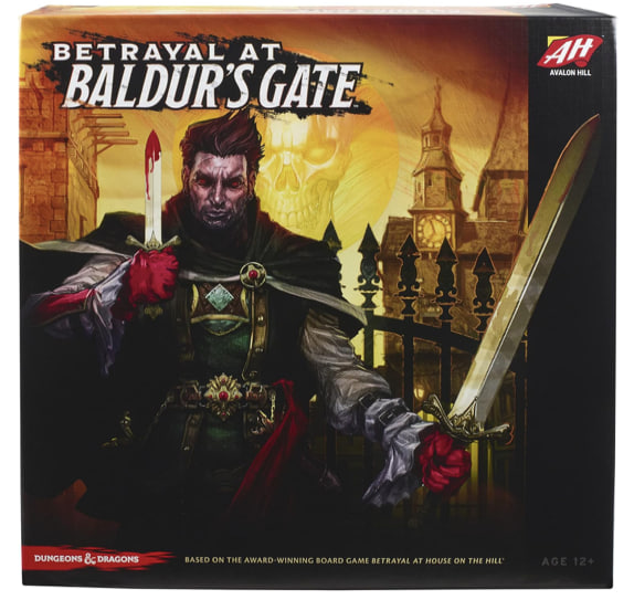 Avalon Hill Hasbro Gaming Betrayal at Baldur's Gate Modular Board Hidden Traitor Game,Ages 12 and Up,D&D,Based on Betrayal at House on The Hill