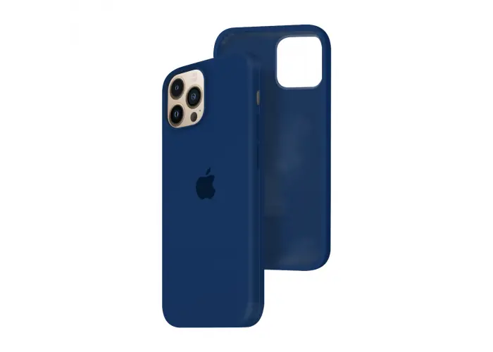 Чохол Silicone case full for iPhone 13 Pro deep navy
