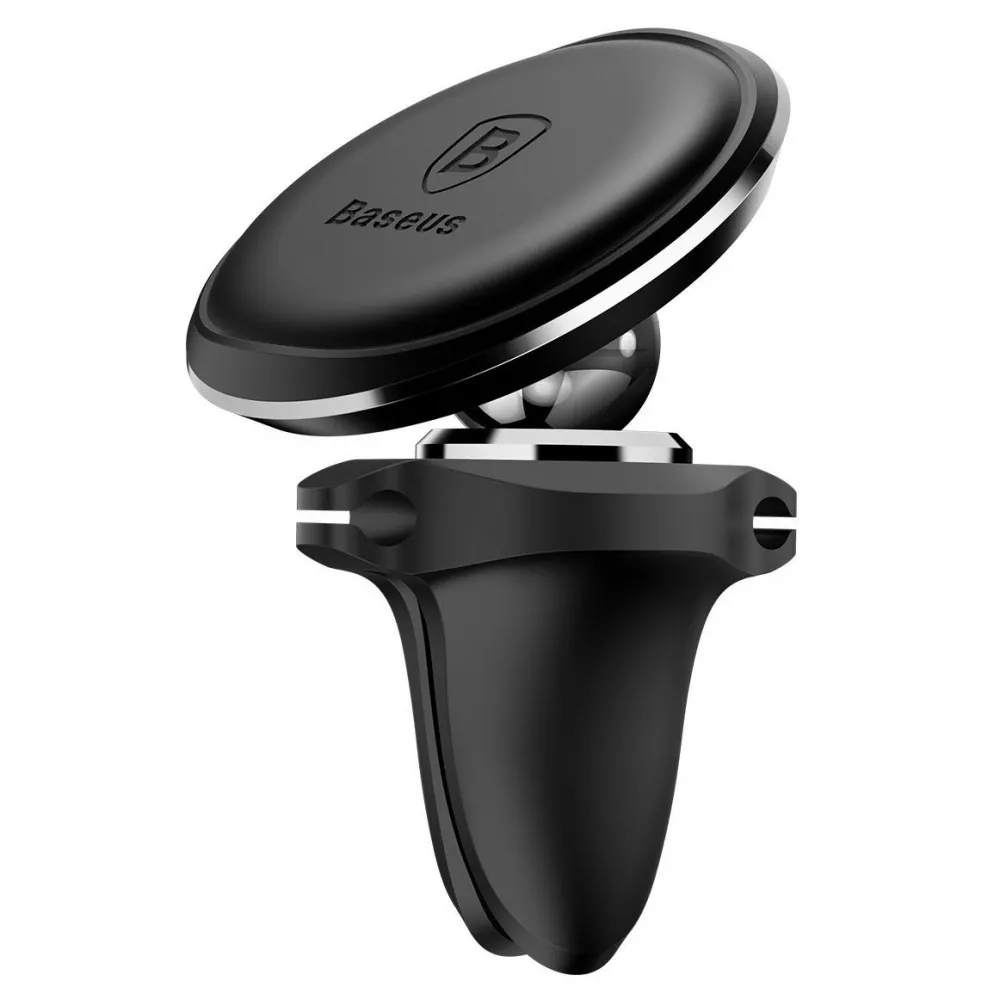 Автомобільний тримач Baseus Magnetic Air Vent Car Mount With Cable Clip