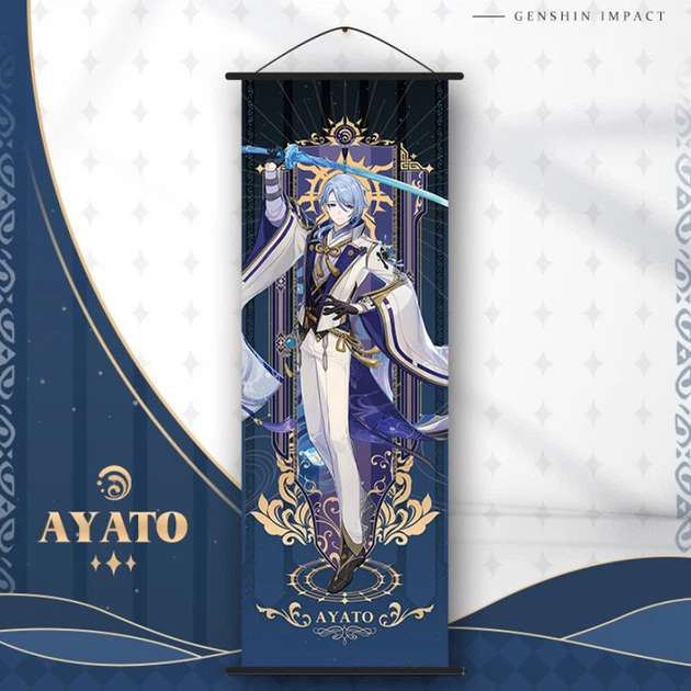 Постер на стіну Genshin Impact, Камісато Аято
