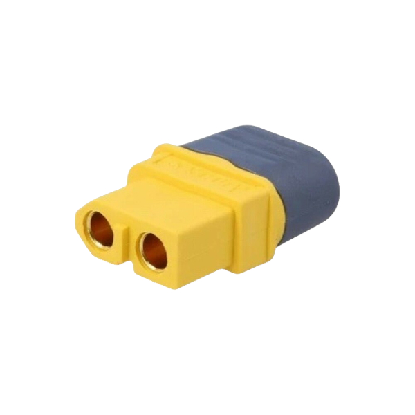 Роз’єм Amass XT60-Female (XT60‑F) 60 A, без кабелю (DC, LiPo/ESC)
