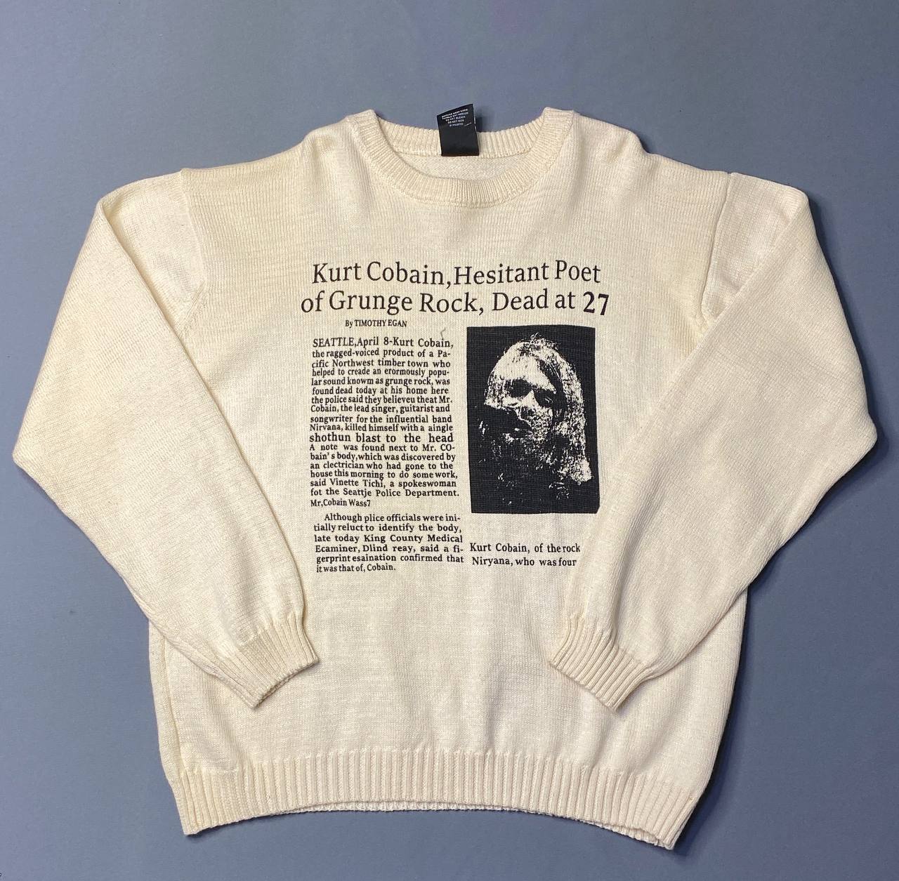 свитер Kurt Cobain