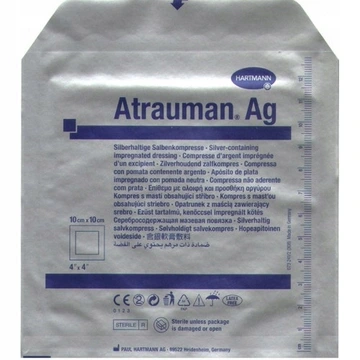 Пов'язка зі сріблом  Atrauman ag 10×10 см 1 шт.