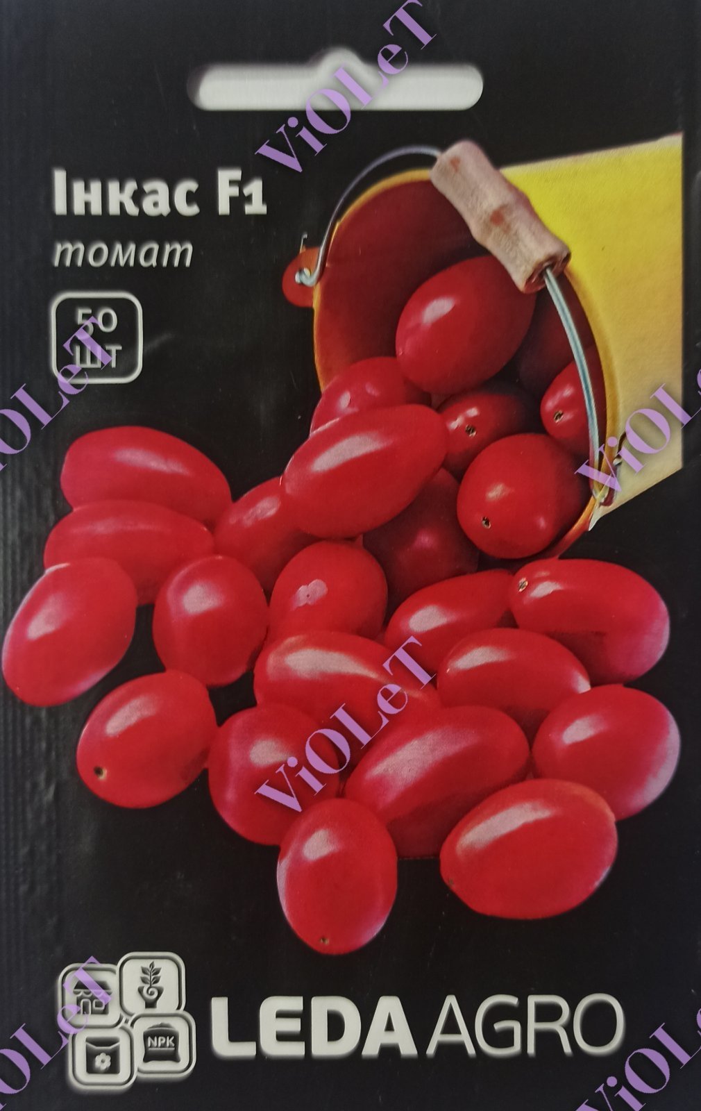 Інкас F1, томат детермінантний, 50 шт. LedaAgro