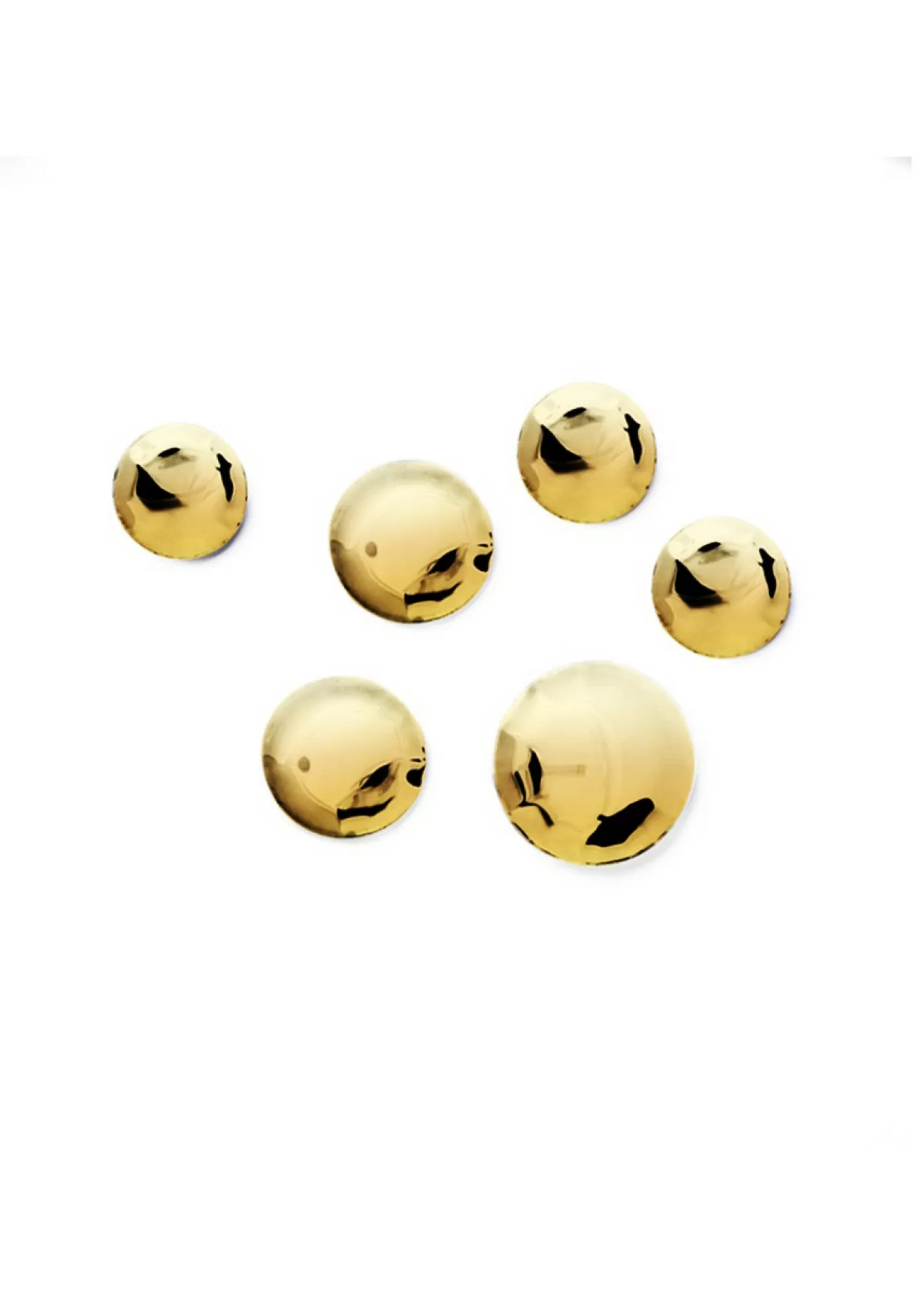 Настінний декор Pin Set 6 Heat Flamed Gold