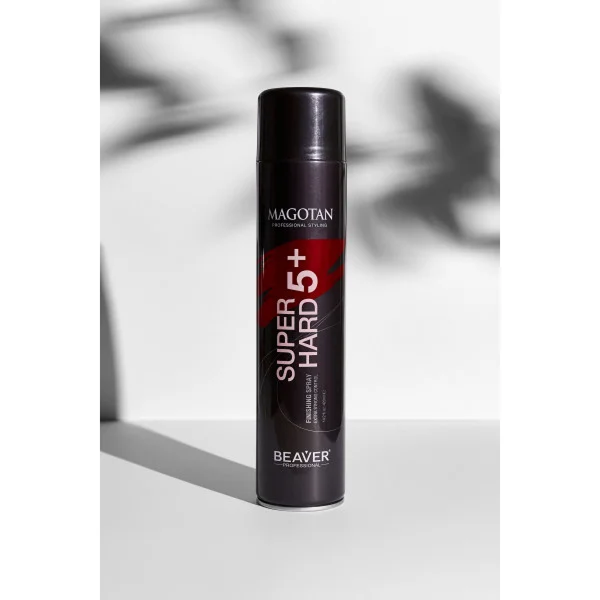 Лак для волосся екстрасильної фіксації - BEAVER Super hard finishing spray 420мл.