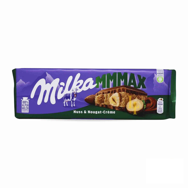Шоколад Milka Nuss & Nougat Creme 300 г