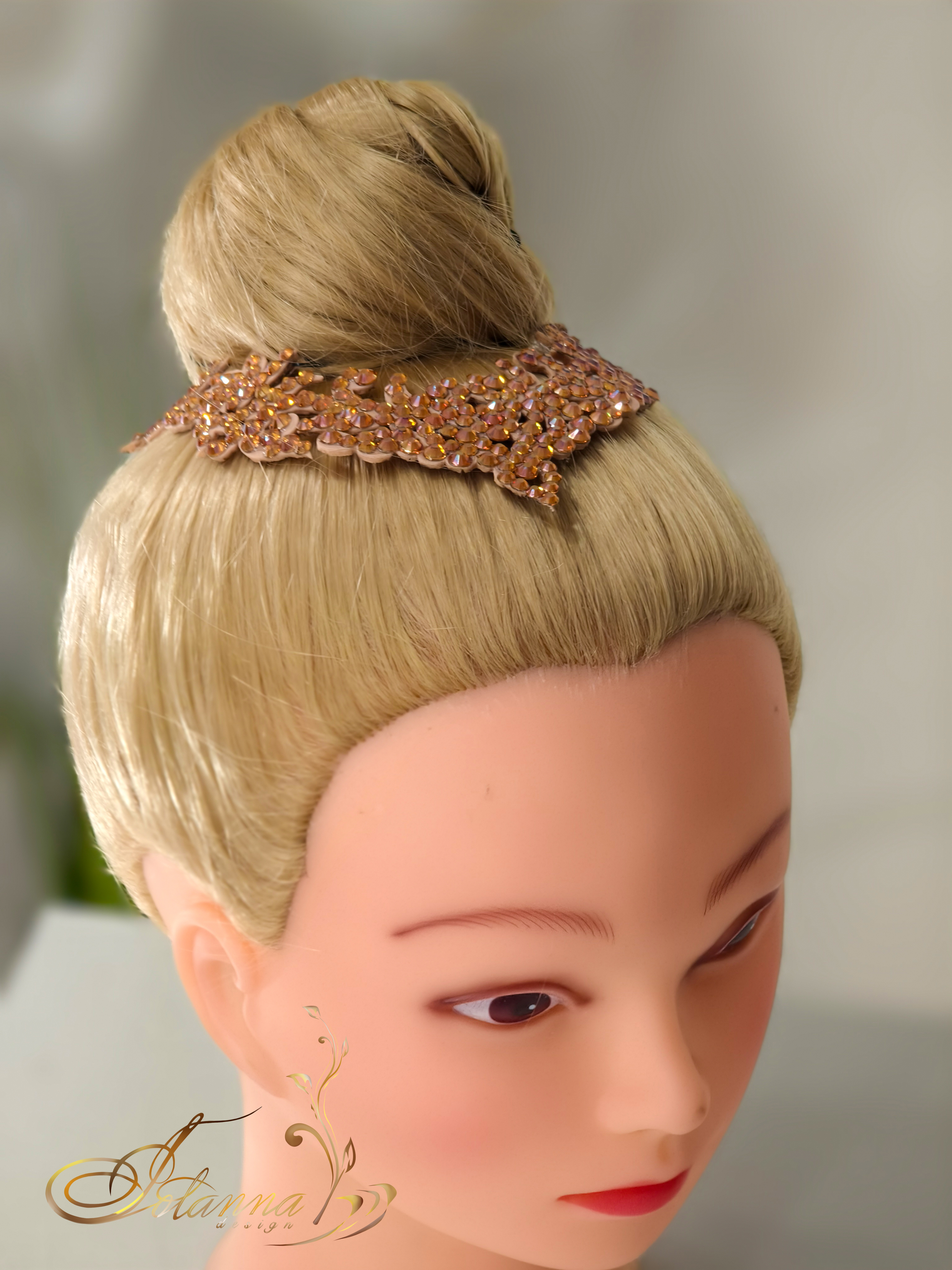 Hair accessory for rhythmic gymnastics, ice skating, acrobatic