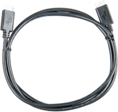 VE.Direct Cable 1,8m (one side Right Angle conn)