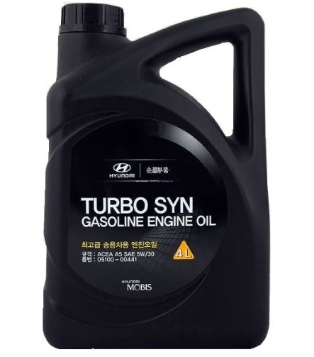 Моторна олива 5W30 Mobis Hyundai/KIA Turbo SYN Gasoline, 4л.